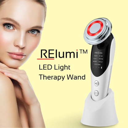 led light therapy, face red light therapy, personal skincare, radio frequency skin tightening, skincare, face massager, face lifting, dark eye circles